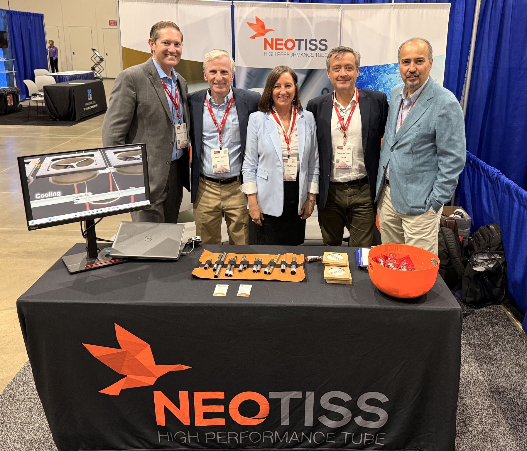 NEOTISS booth at Heat Exchanger World Americas 2025 in Houston
