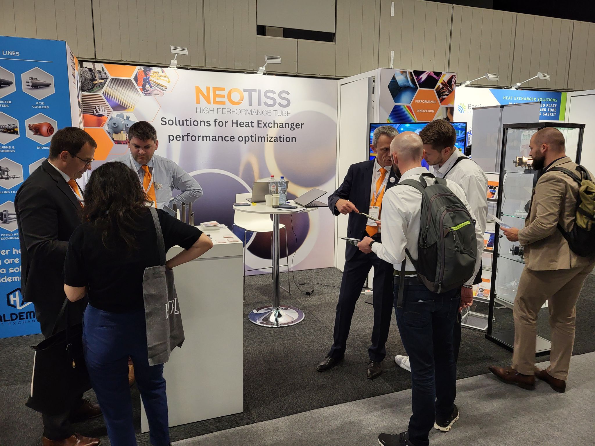 NEOTISS booth at Heat Exchanger World Europe 2026 in Rotterdam