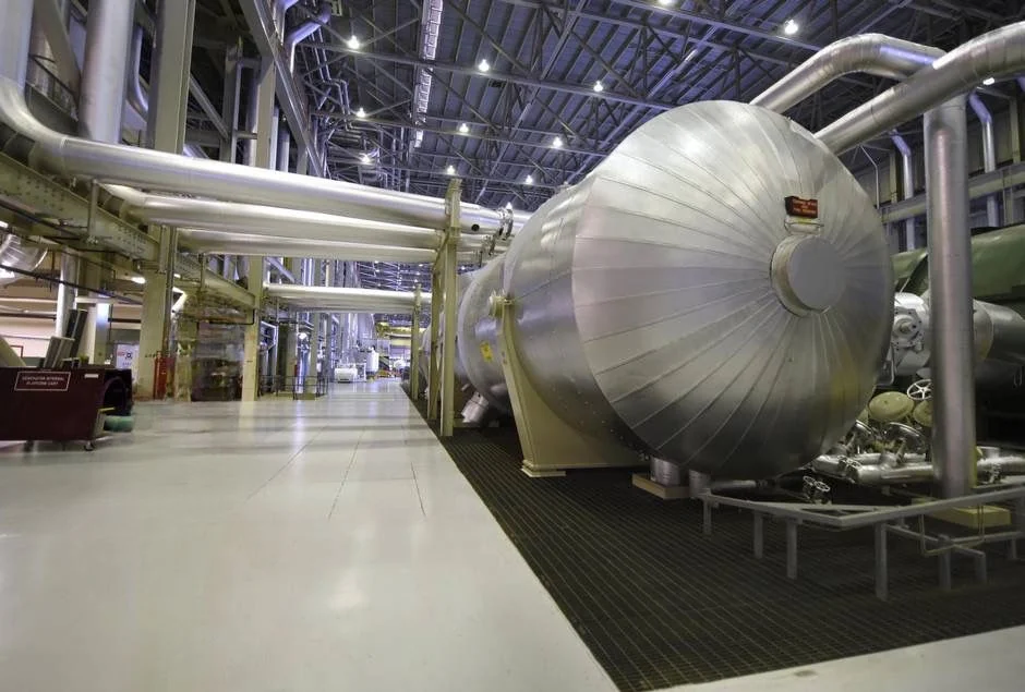 Nuclear power plant moisture separator reheater