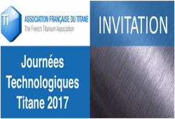 Neotiss introducing its latest innovation the Helix Tube during the JOURNEES TECHNOLOGIQUES DU TITANE 2017