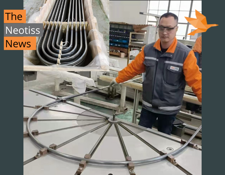 FWH LP tubes in Neotiss Changzhou for the local nuclear market